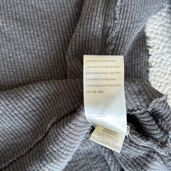 Free People x We The Free Moon Daisy Pullover Size XXS Washed Out Black - Picture 5 of 8